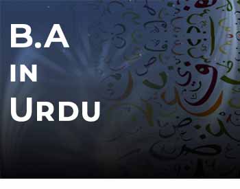 B.A in Urdu